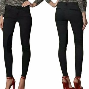 J. Brand Womens 27 Black Denim Jodhpur Riding‎ Skinny Jeans Zip Ankles